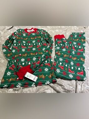 NWT Carter’s holiday Christmas pjs adult small